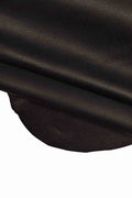 Premium Pebble Black cowhide leather hide, fine grain cow, matt selected soft calfskin for crafting. 1.3 - 1.5 mm B17643-TB La Garzarara