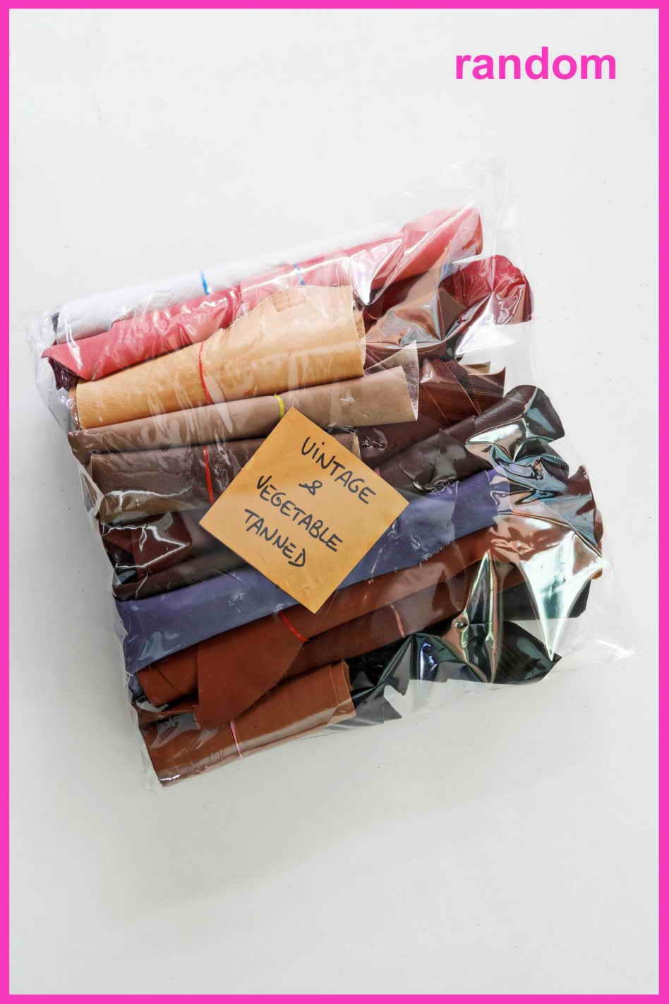 Vegetable Tanned Leather Offcuts, Solid Color Craft Scraps, Veg Tan Pieces for Bracelets Tags and Small Leather Goods 1 lbs and 2 lbs B012