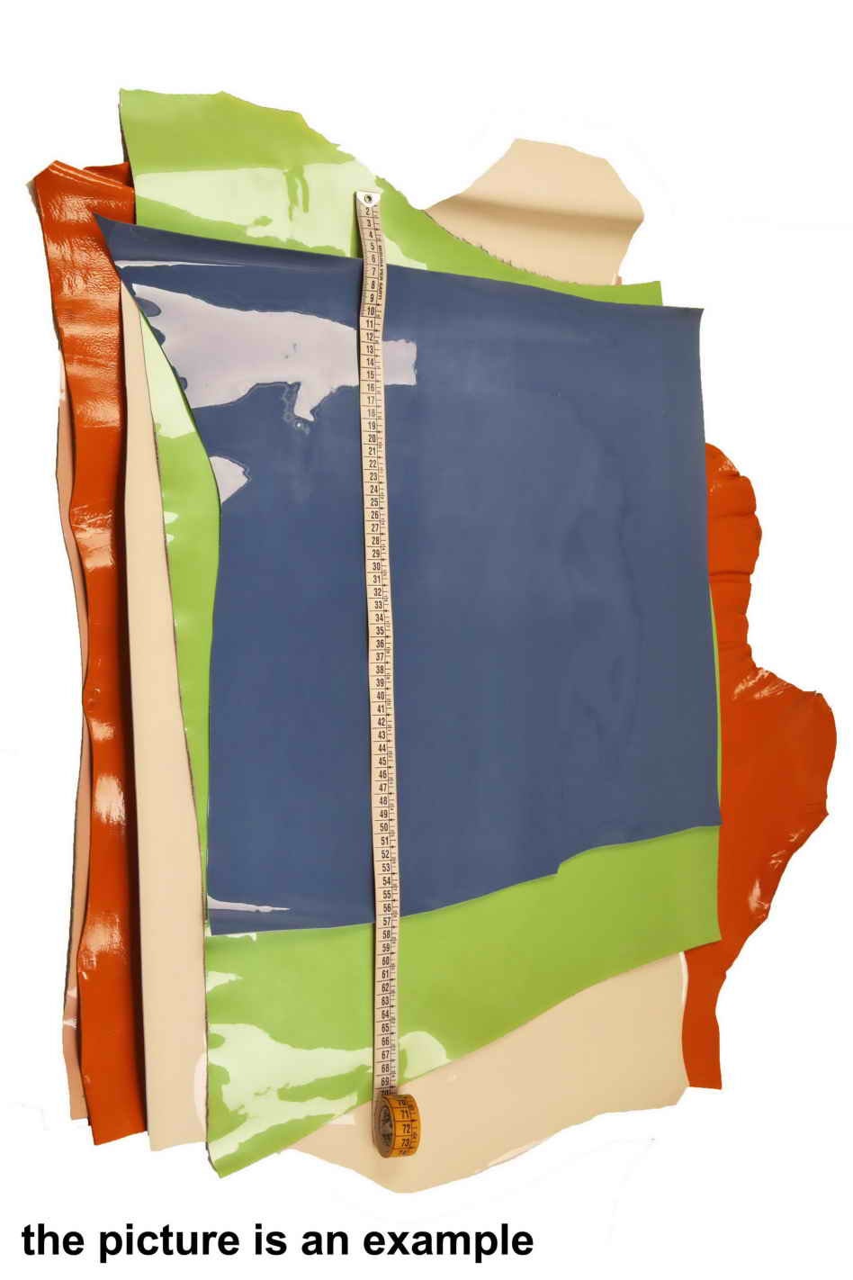 Leather scraps for crefter, Large Patent leather pieces, smooth pearled renmants skins naplak, glossy offcuts hides AMZ42 La Garzarara