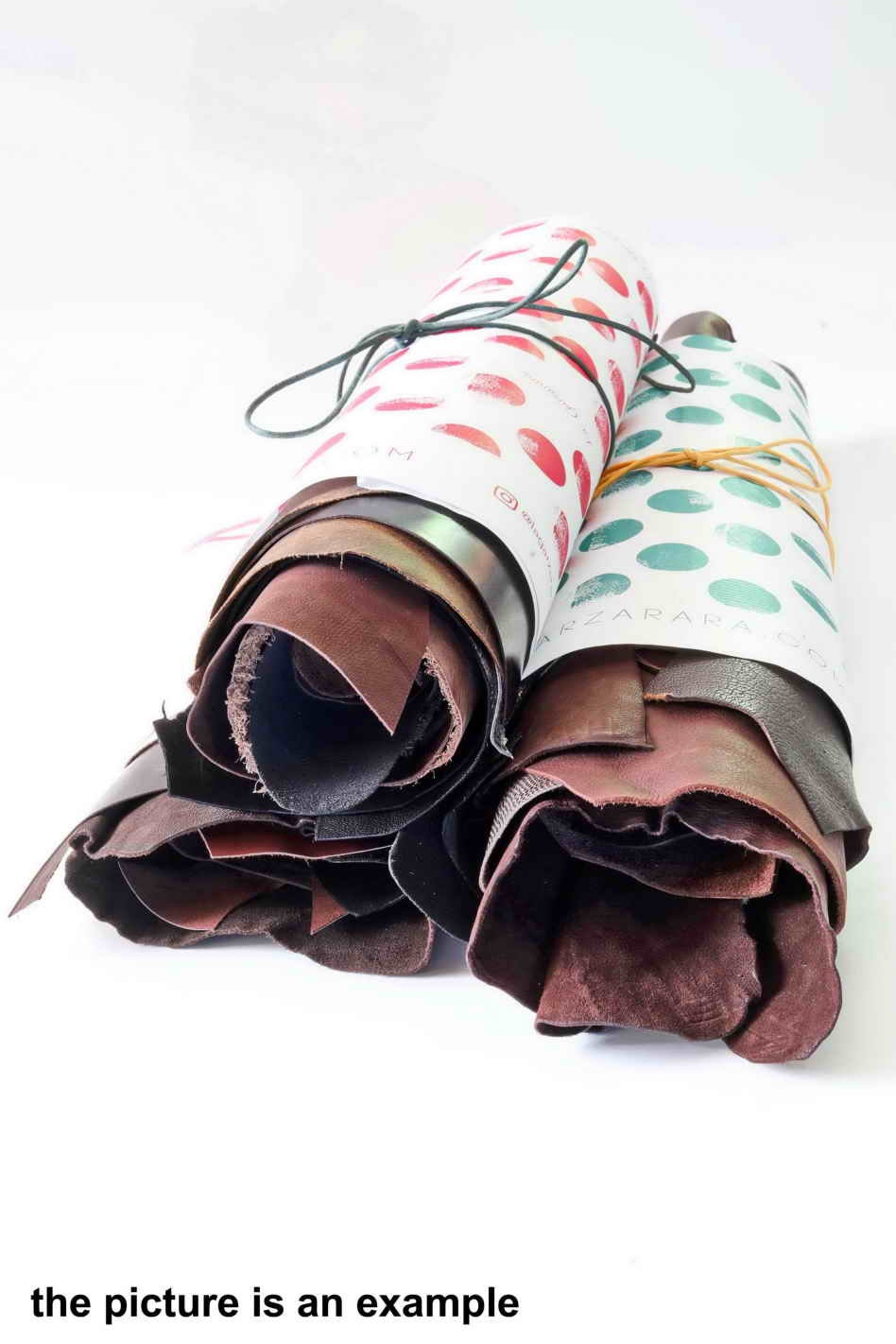 Brown Bronze Mix leather scraps, fancy textured renmants leather, foils and softness various pieces 10 or 15 italian leather pieces B089