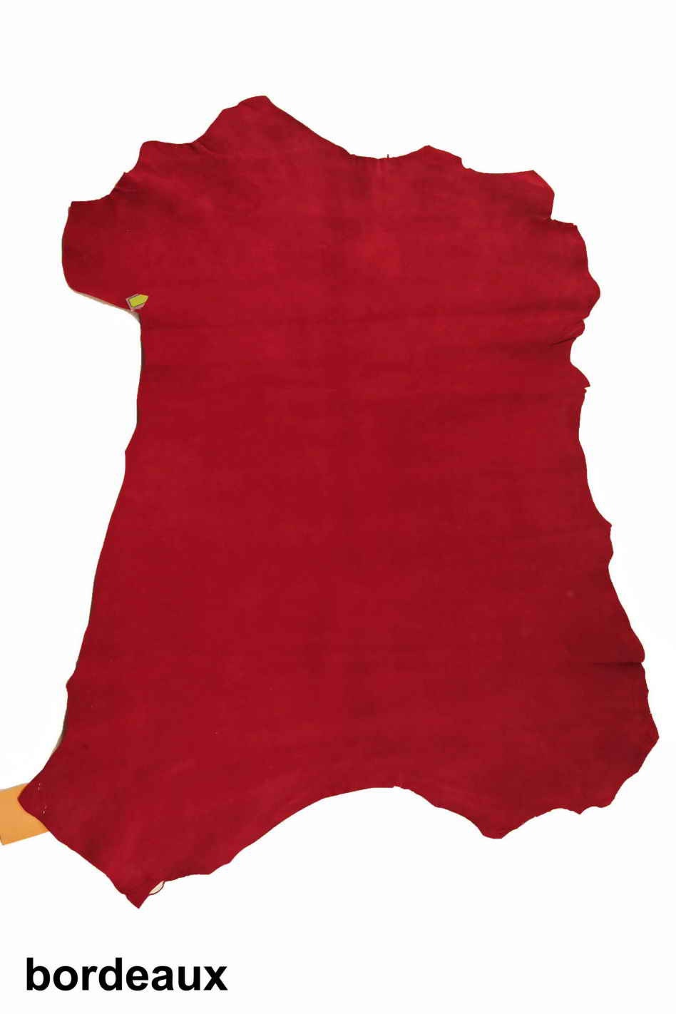 SOFT SUEDE leather skins, dark red, beige, tan italian velour goatskin hides for sewing B13995-TU La Garzarara