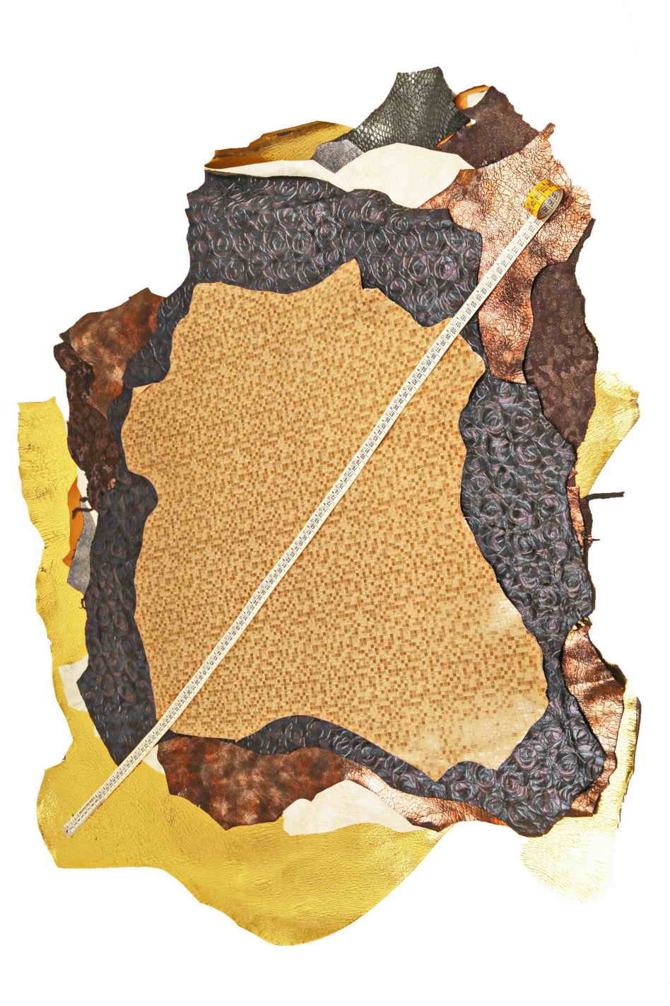 Leather STOCK deal, 50 leather full hides -RANDOM selection - MIX of colors, textured, metallics, distressed and solid colors B182