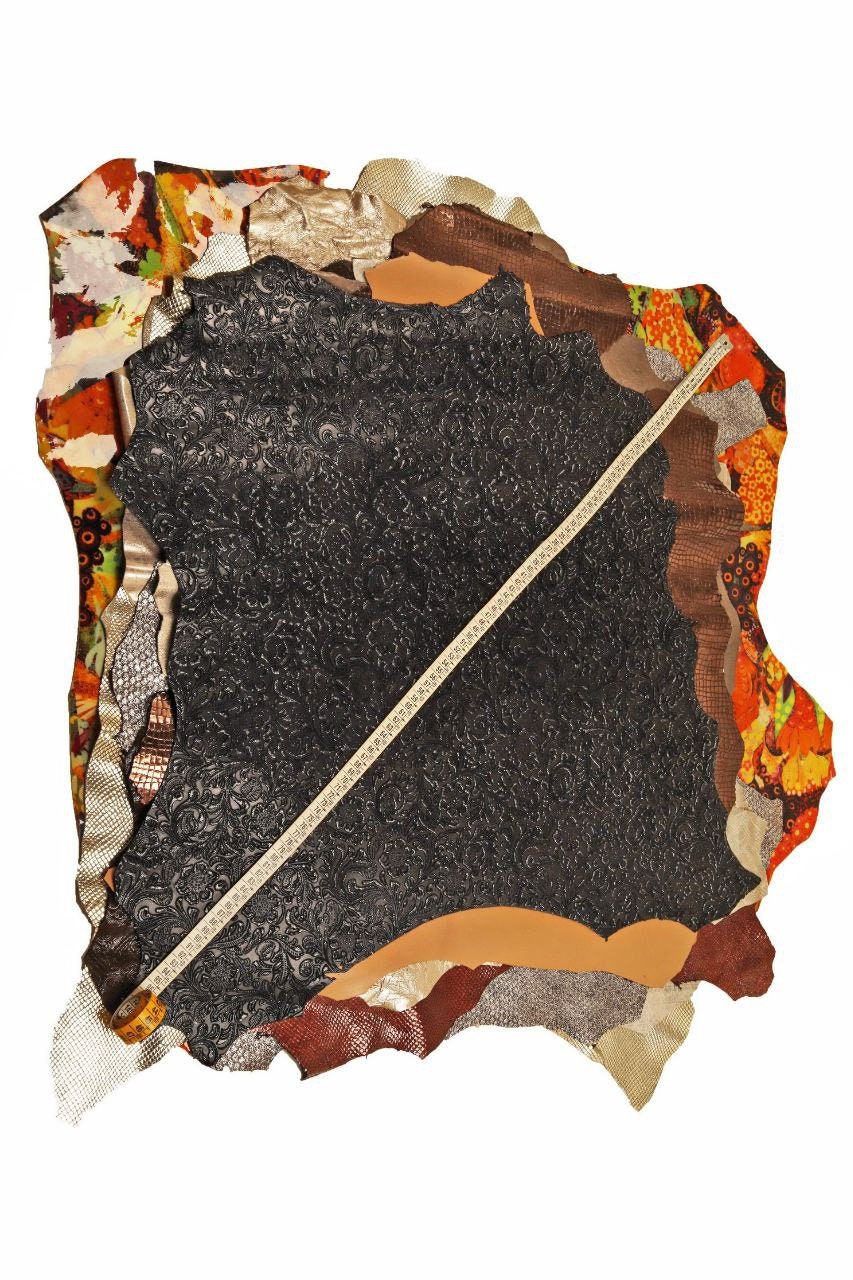 Leather STOCK deal, 30 leather full hides -RANDOM selection -MIX of colors, textured, metallics, distressed, solid colors B14233