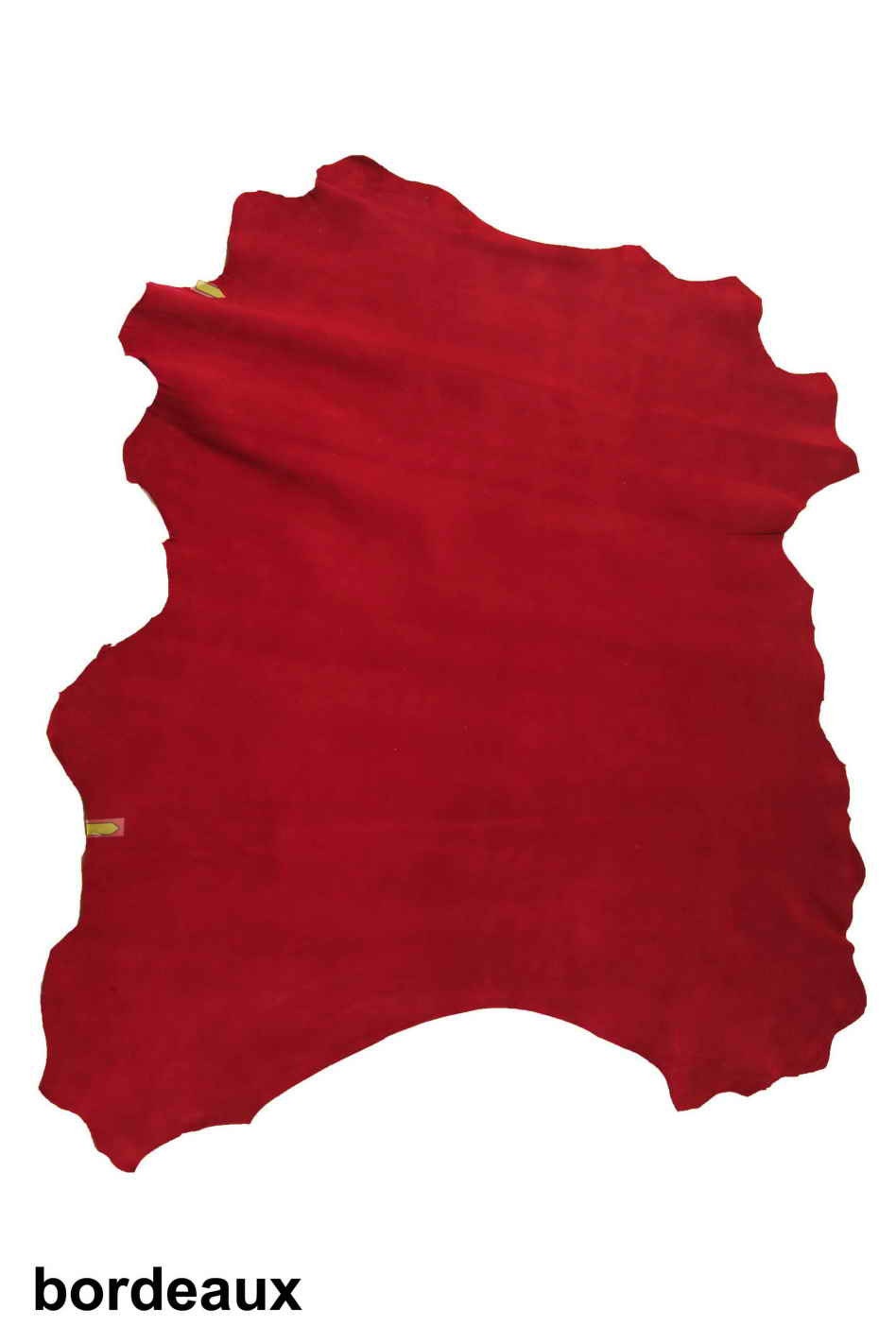 SOFT SUEDE leather skins, dark red, beige, tan italian velour goatskin hides for sewing B13995-TU La Garzarara