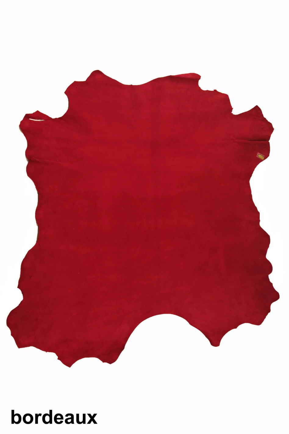 SOFT SUEDE leather skins, dark red, beige, tan italian velour goatskin hides for sewing B13995-TU La Garzarara