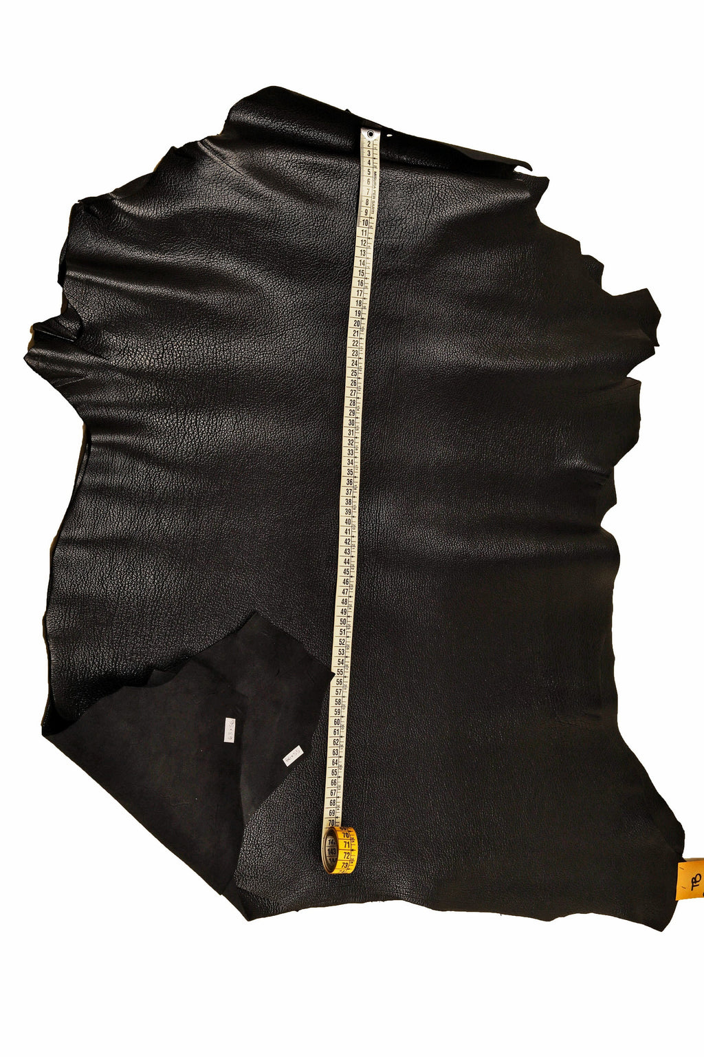 Black tiny PEBBLE GRAIN printed goatskin, sporty soft matt leather skin, ideal for shoes, bags, wallets B19873-TB La Garzarara