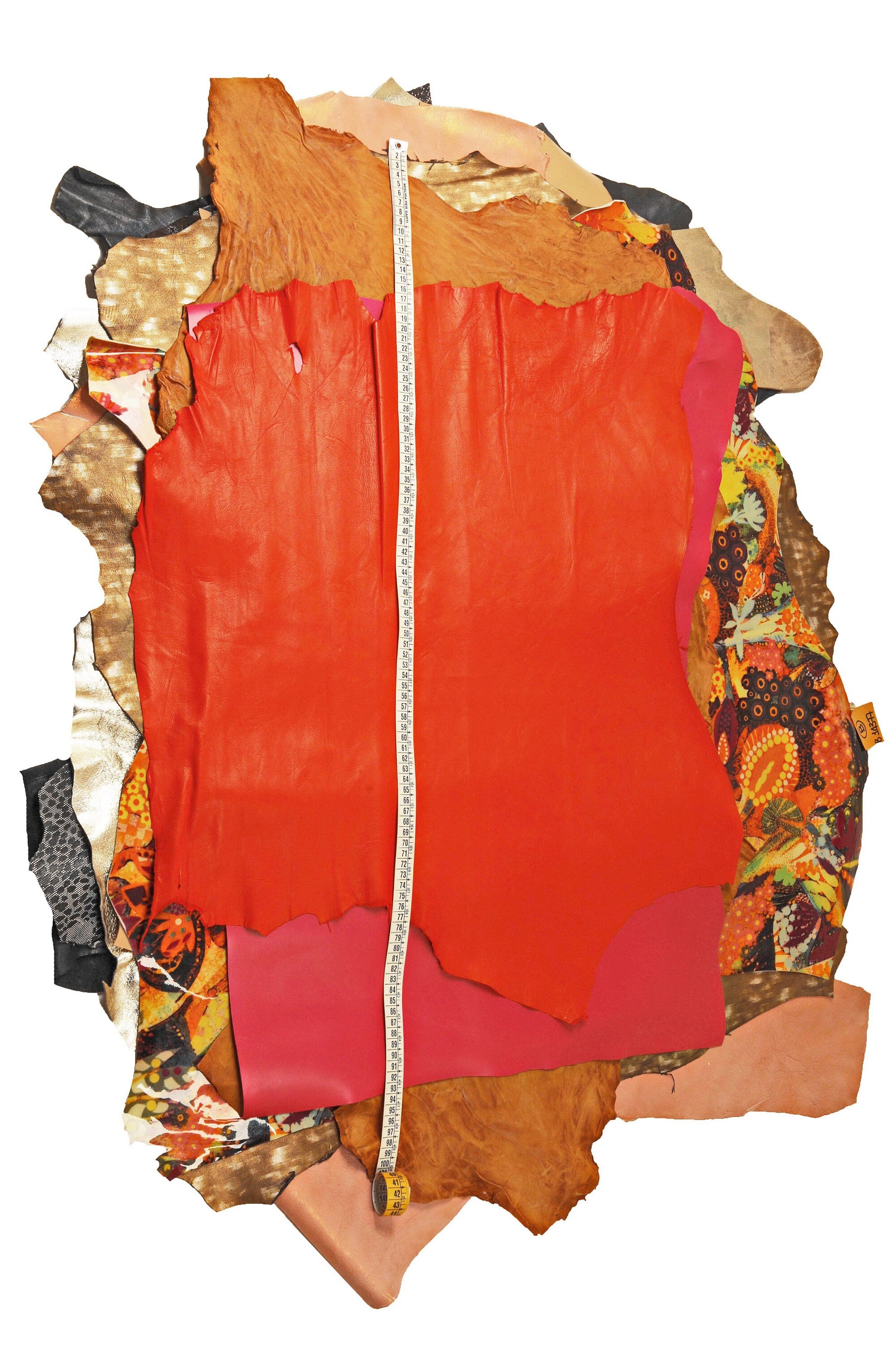 Leather STOCK deal, 20 full hides - RANDOM selection - mix of colors, textured, metallics, distressed, solid colors B14377-ST