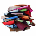 Suede and Nubuck Scraps, 5x6 Colorful Leather Pieces, Soft Velvety Craft Mix, Assorted Colors 0,7 lbs to 2 lbs B184 La Garzarara