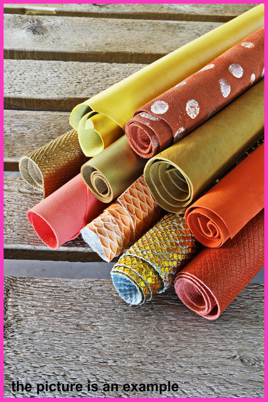Yellow Orange Gold Leather Scraps, Assorted Craft Leather, 8x10 Inch Sheets for Earrings, Jewelry 1 lbs- 1,7 lbs- 2 lbs- 4 lbs B095/B