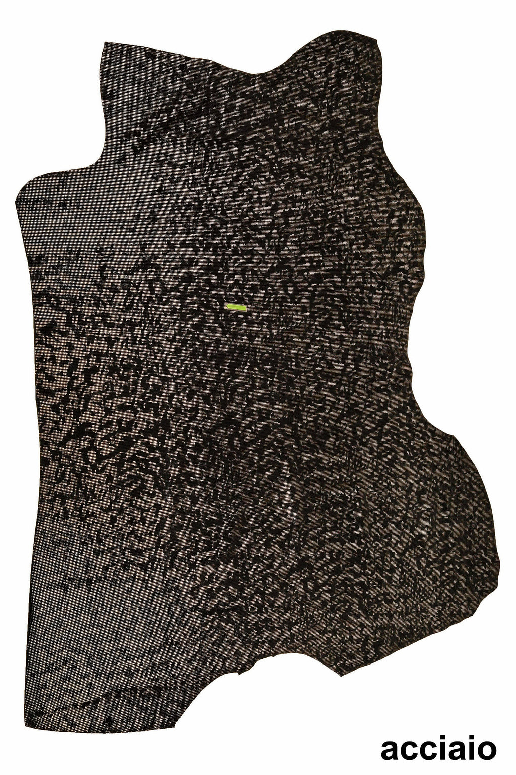 Camouflage Suede Leather , Blue Steel & Rust Metallic Print skins B14278-MT(st) La Garzarara