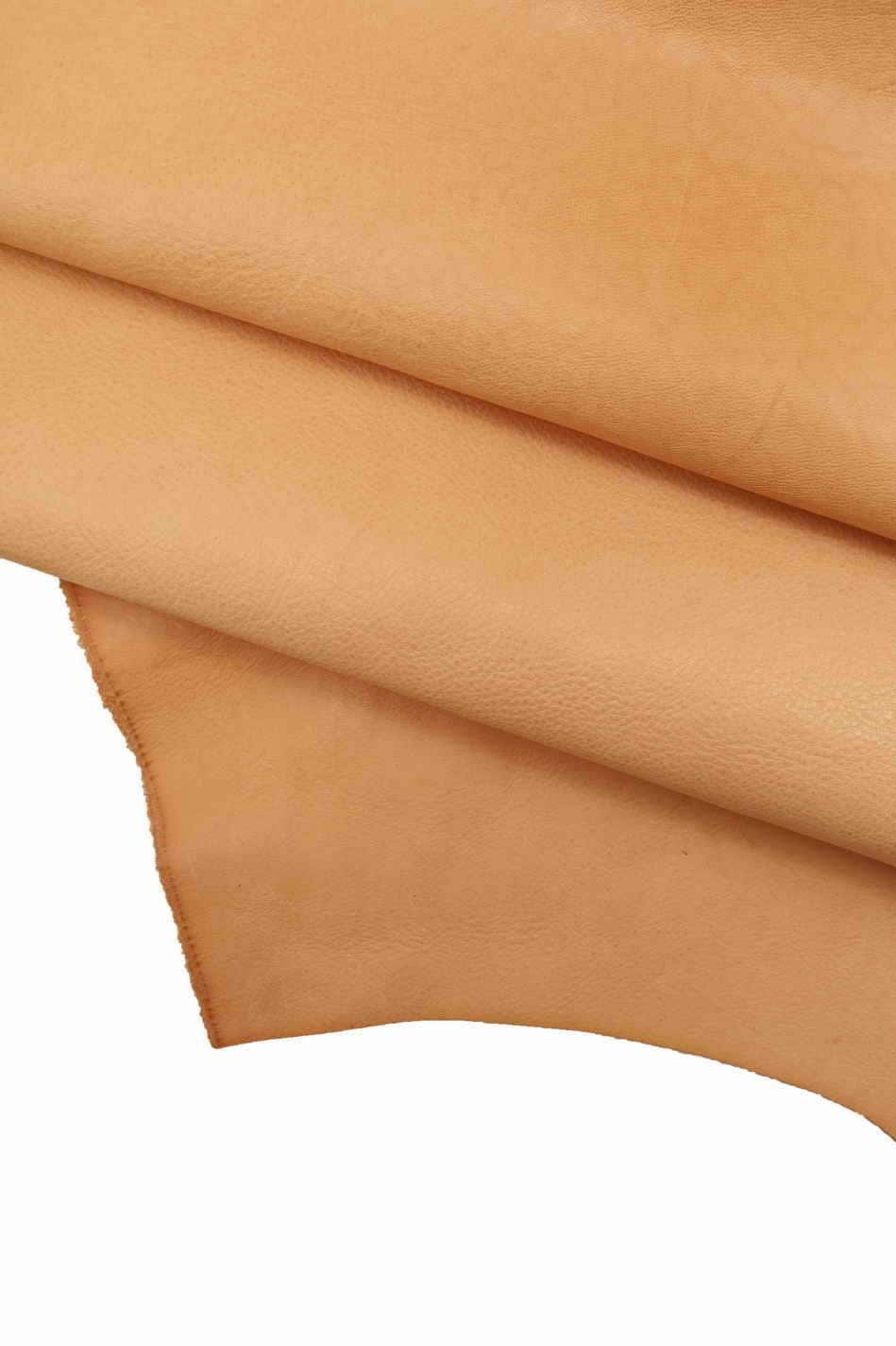 BEIGE VACHETTA leather hide, super natural cowhide, soft grain vegetable tanned cowhide B17953-VT La Garzarara