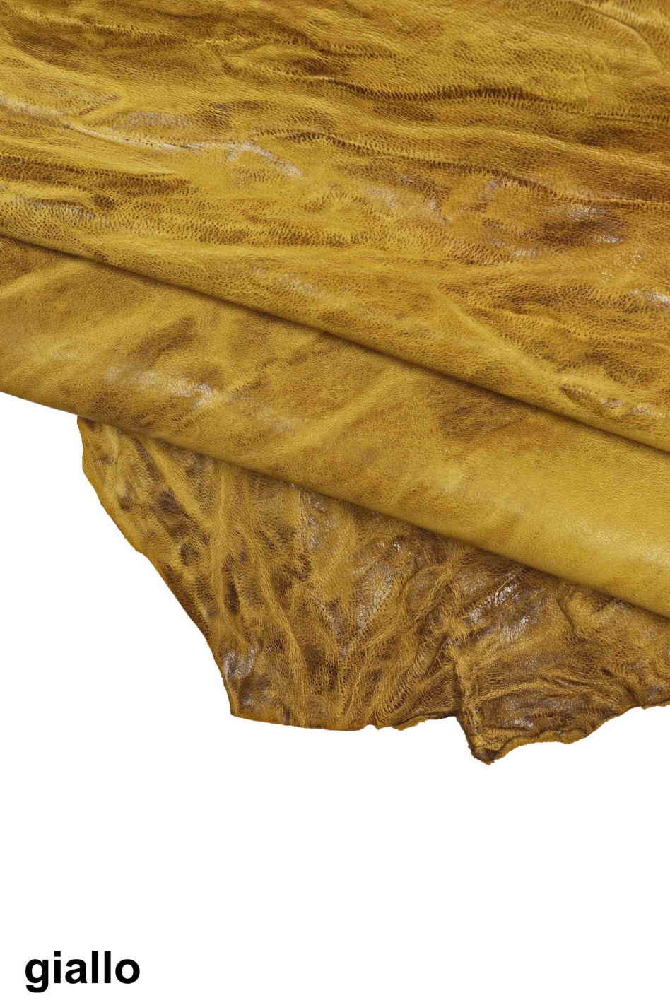 Crumpled lambskin leather skins, vegetable WASHED NAPPA sheepskin yellow coral blue, sheep soft distressed italian skin B13905-VT Garzarara