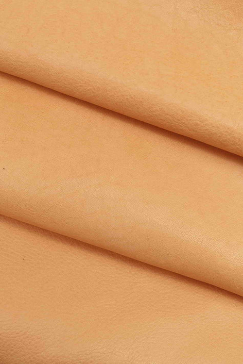 BEIGE VACHETTA leather hide, super natural cowhide, soft grain vegetable tanned cowhide B17953-VT La Garzarara