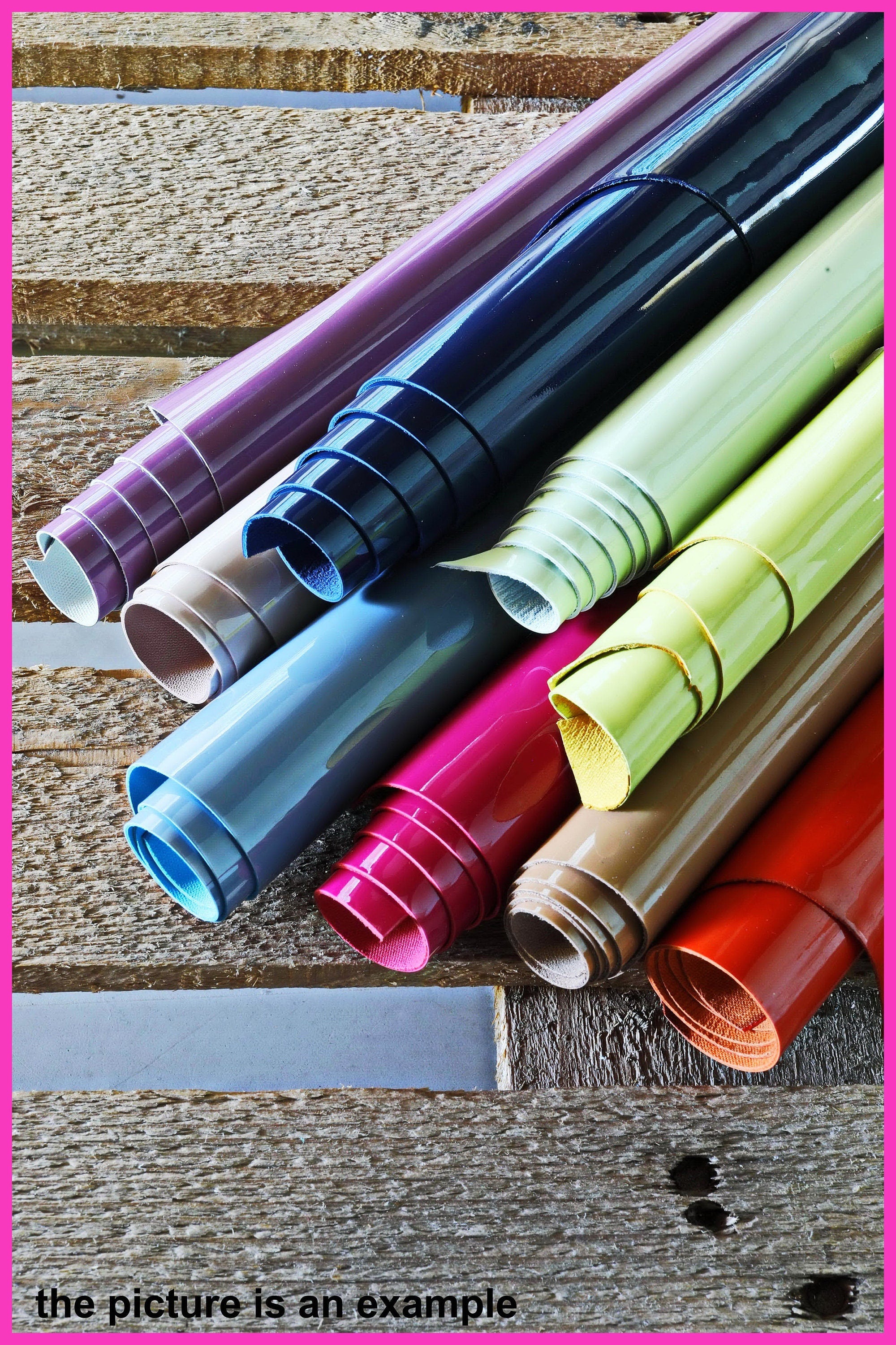 Leather PATENT scraps - solid colors, smooth, pearlized, naplak, italian Remnants high Gloss Offcuts 1 lbs - 1,7 lbs - 2 lbs - 4 lbs B101/B