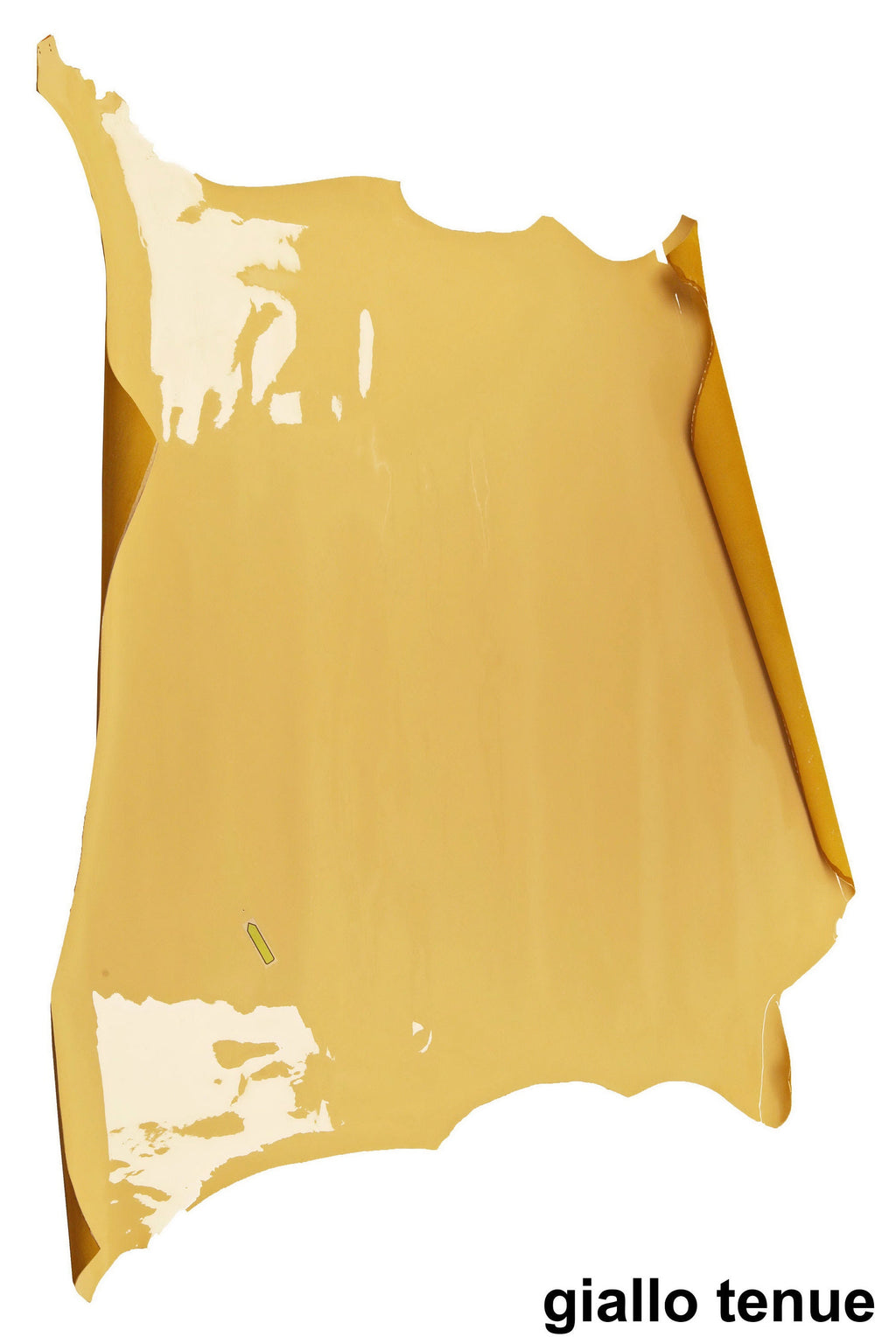 GRAY, ORANGE, soft yellow patent leather hide, smooth glossy stiff skin B14471-TU La Garzarara