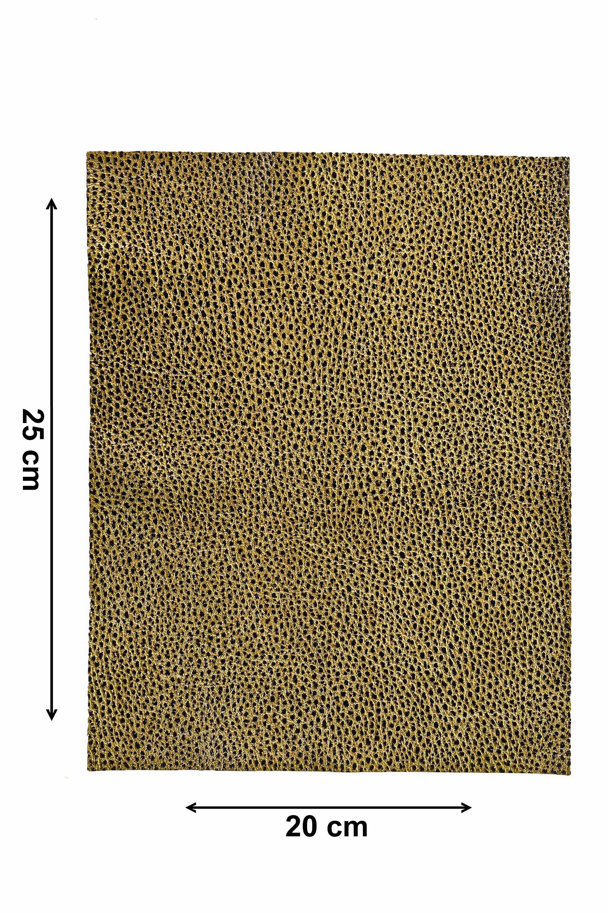 Leather sheets GOLD BRONZE, pre cut leather pieces random selection, mix metallic, printed cut off B14390-PZ La Garzarara