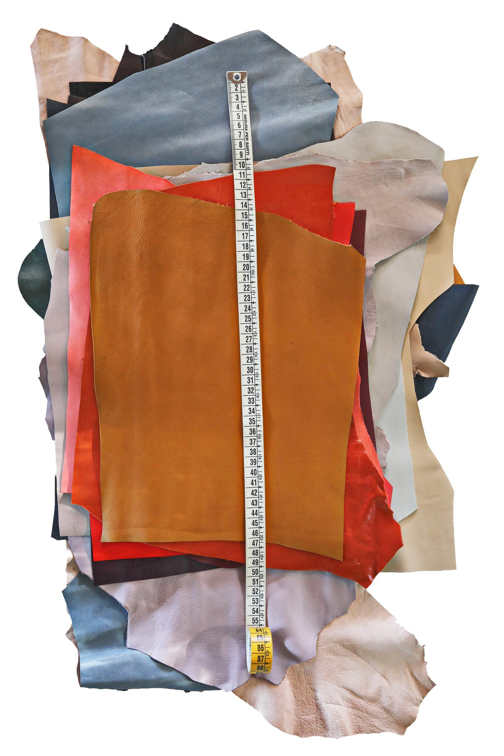 THIN leather scraps, Soft nappa and goatskin renmants, Supple assorted offcuts leather colors 10x8" / 25x20 cm approx B106