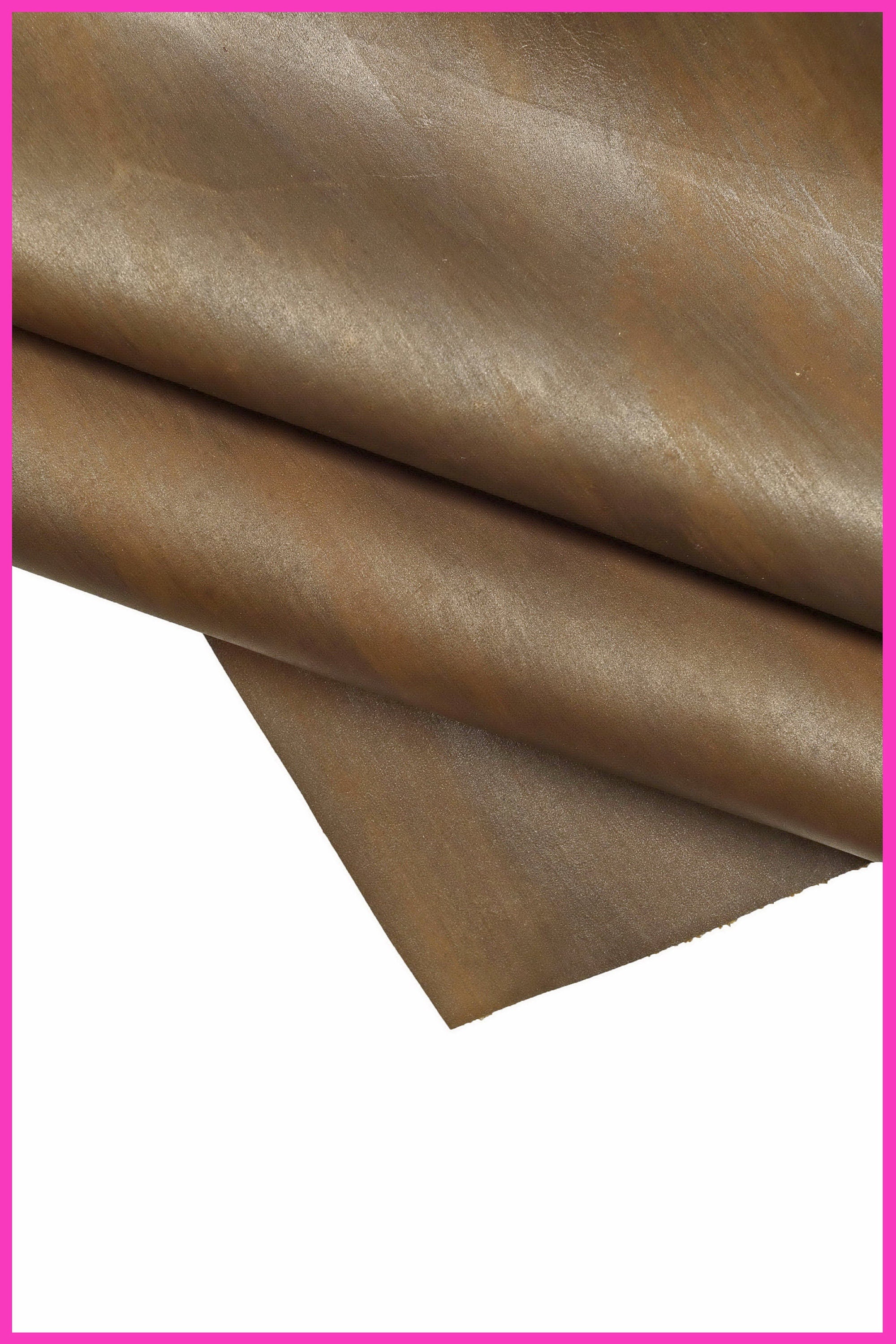 Luxurious Hand-Rubbed Leather hide and Pearlized Cowhide Combo skin - La Garzarara B14677-VT