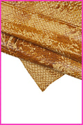 Beige Salmon Leather Hide – Glossy Brown Abstract Pattern, Unique Textured Handcrafted Leather for CraftingB14736-DM La Garzarara