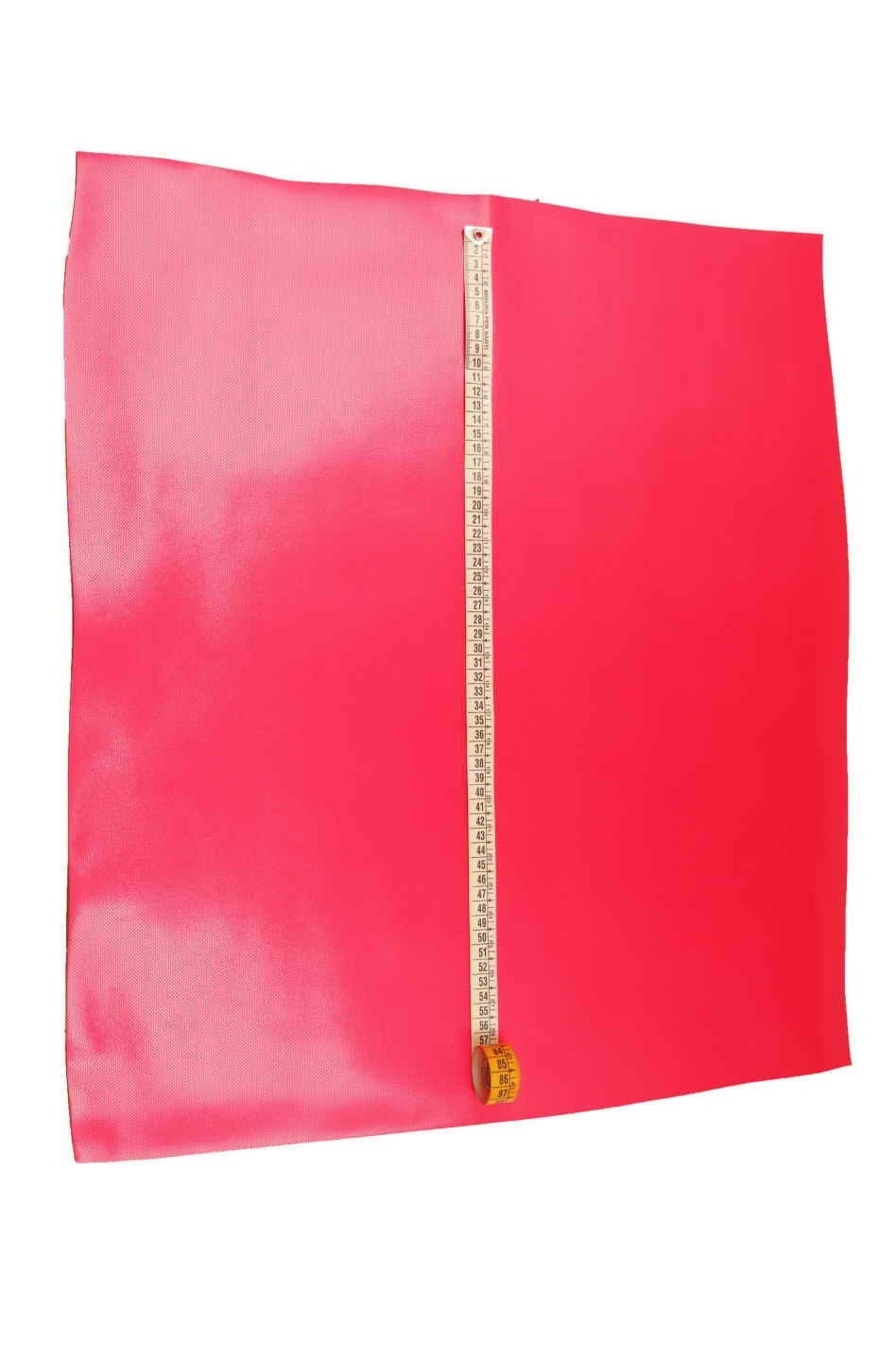 Hot pink neon leather hide reptile print, shiny fuchsia lizard effect leather skin for bags 1.7/1.8 mm B14173-ST/B La Garzarara