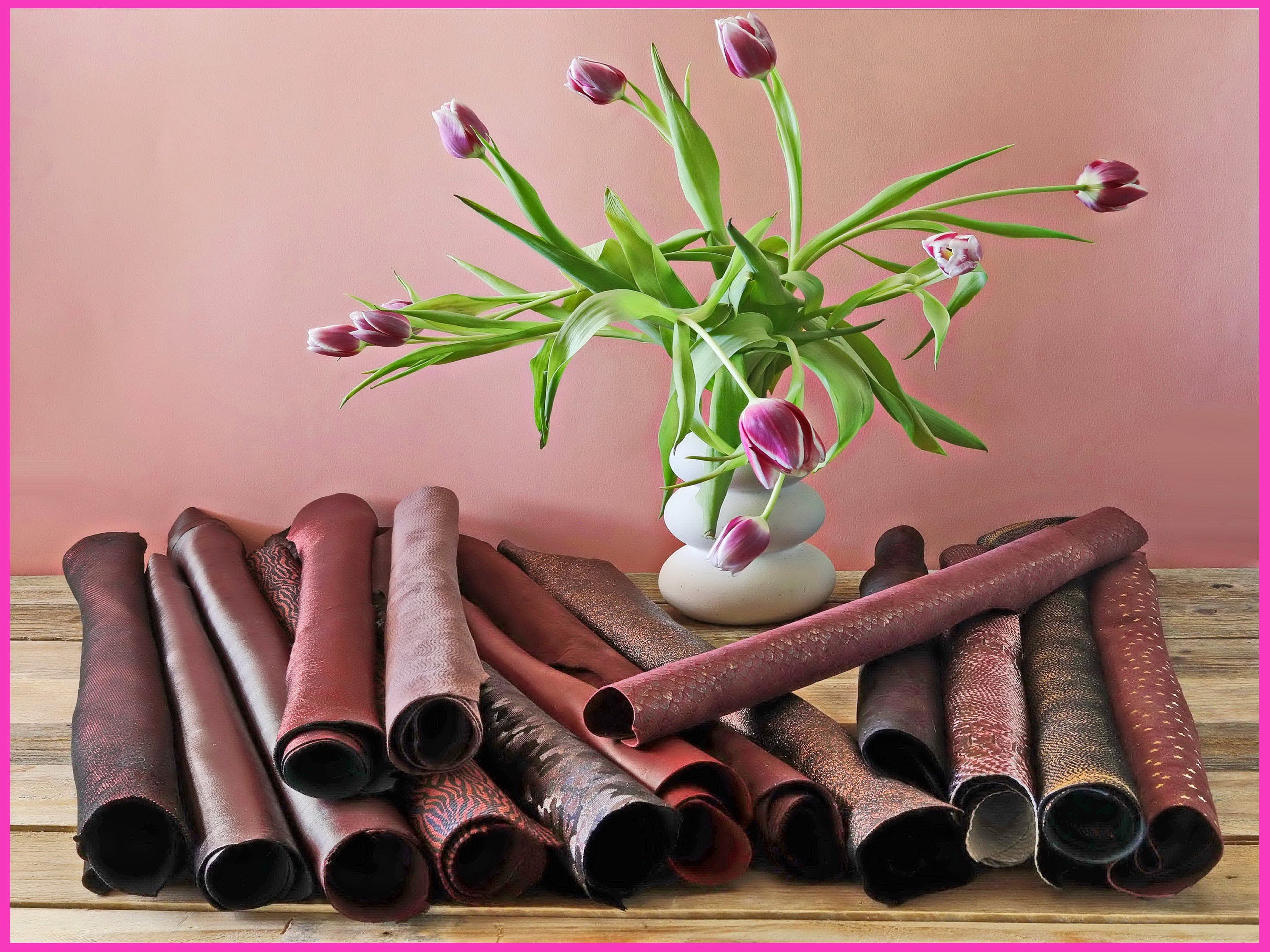 Full Leather Skins Red and Burgundy 3 Random hides Assortment Mix of Textures and Solid Colors Customize Your Selection DIY 14925-St