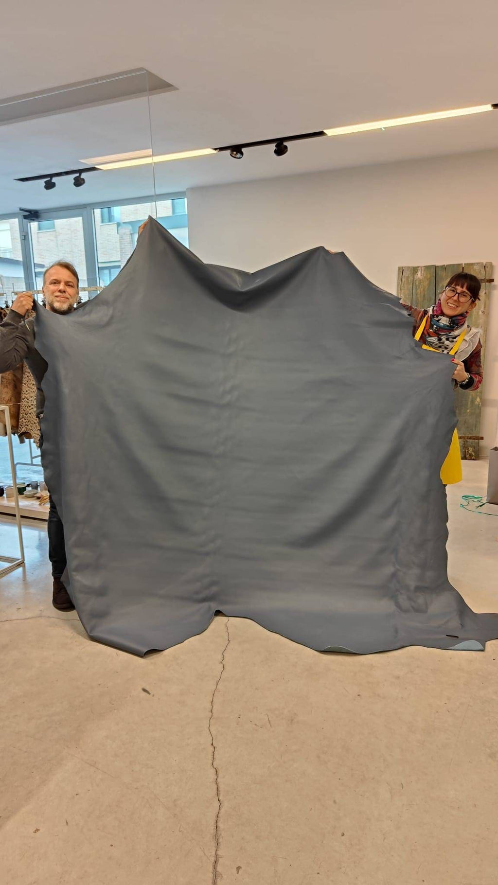 UPHOLSTERY italian genuine leather cow hides for furnitures, sofas, cars and yachts handbags B15058-TU La Garzarara