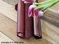Full Leather Skins Red and Burgundy 3 Random hides Assortment Mix of Textures and Solid Colors Customize Your Selection DIY 14925-St