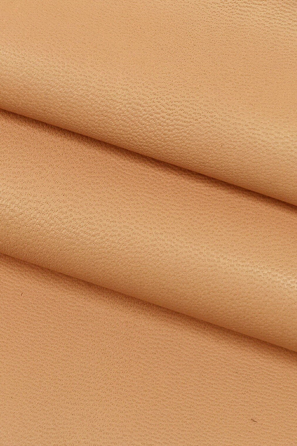 Stiff goatskin leather hide skin beige nude, smooth natural goat leather for bags wallets crafts B14767-TU