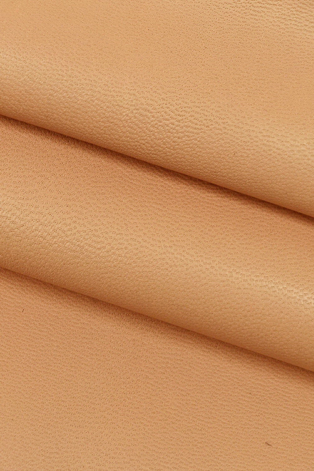 Stiff goatskin leather hide skin beige nude, smooth natural goat leather for bags wallets crafts B14767-TU