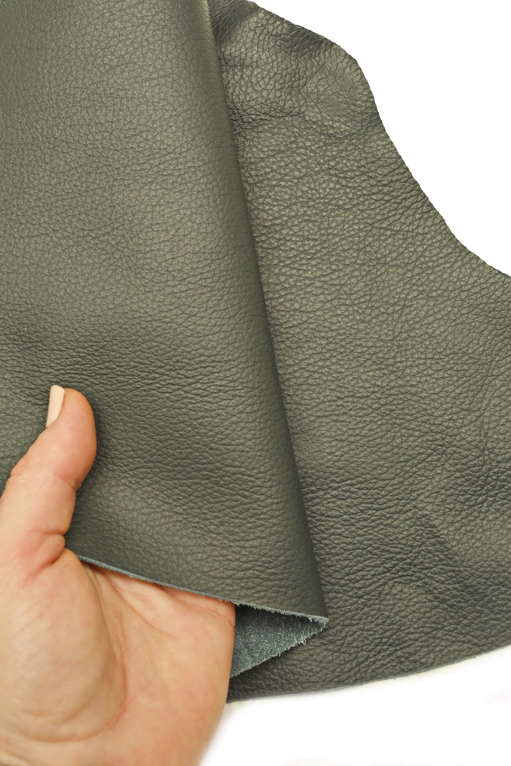 Soft Large Calf Leather Hide, Premium Italian Full cowhide, Whole leather skin in large size for UPHOLSTERY B15056-TU La Garzarara