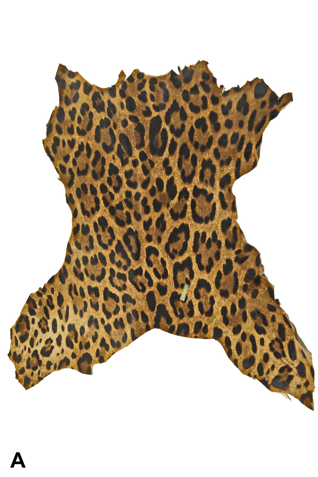 LEOPARD PRINTED hair on leather hide, brown-beige-black pony calfskin, cheetah textured cowhide B14373-CV La Garzarara