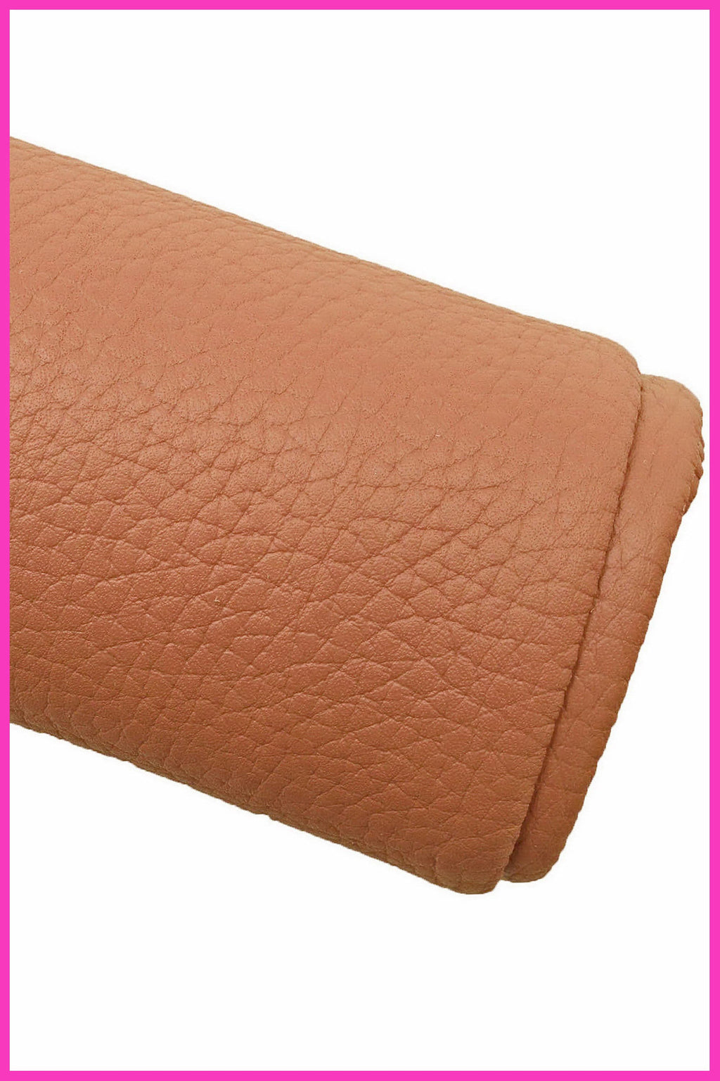 Premium Dark Pink Leather Hide – Full Grain Glossy Calfskin, Soft and Sporty for Bag Making and Crafts B15021-TU La Garzarara
