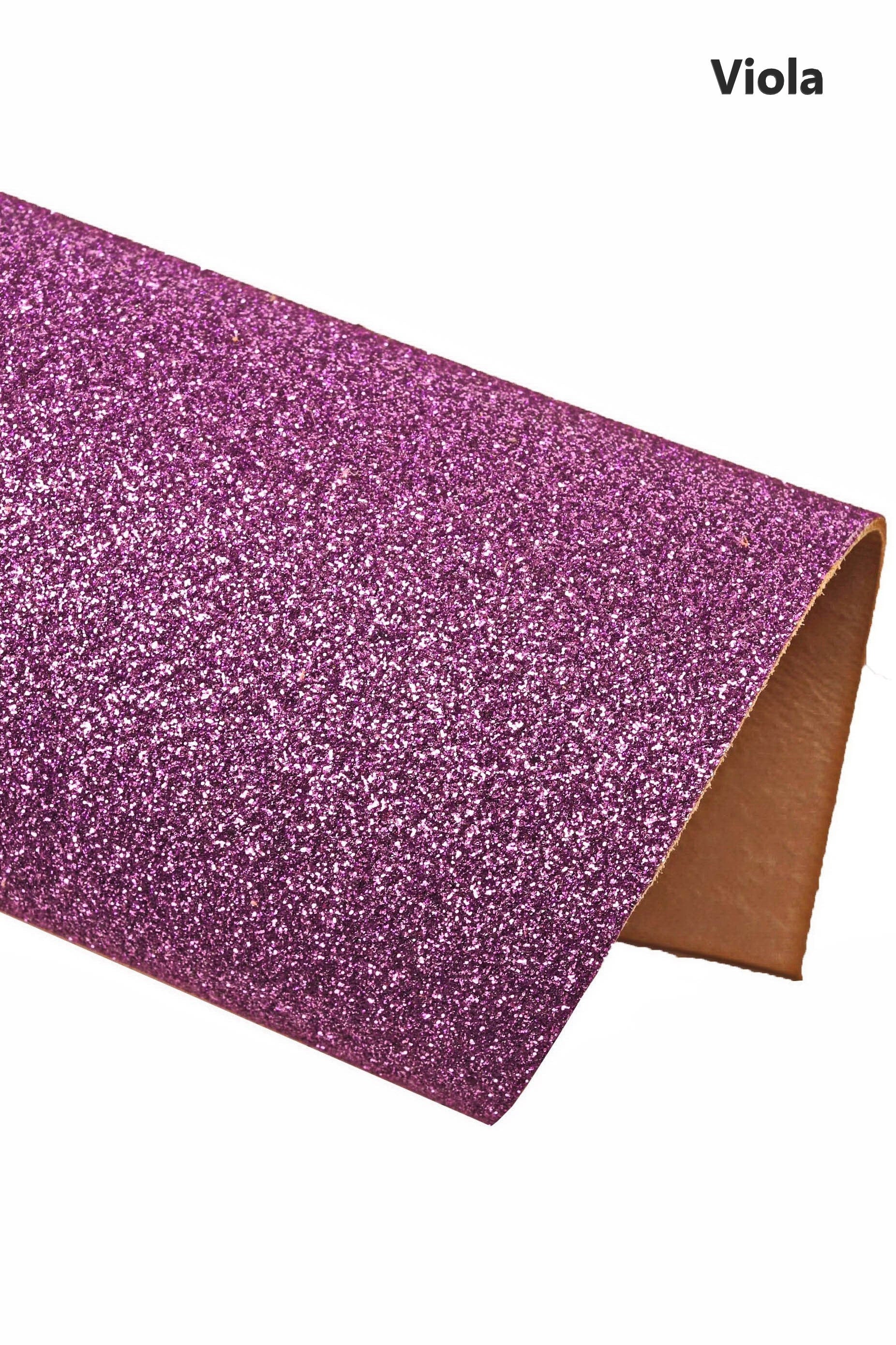 Selected leather pieces, GLITTER SPARKLES bright colors, selection of leather remnants as per pictures 12x12" / 10x8" RT86 La Garzarara