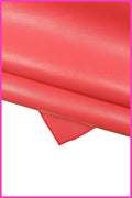 Dark Pink leather hide, soft glossy cowhide, light fuchsia classic calfskin B15118-TU La Garzarara