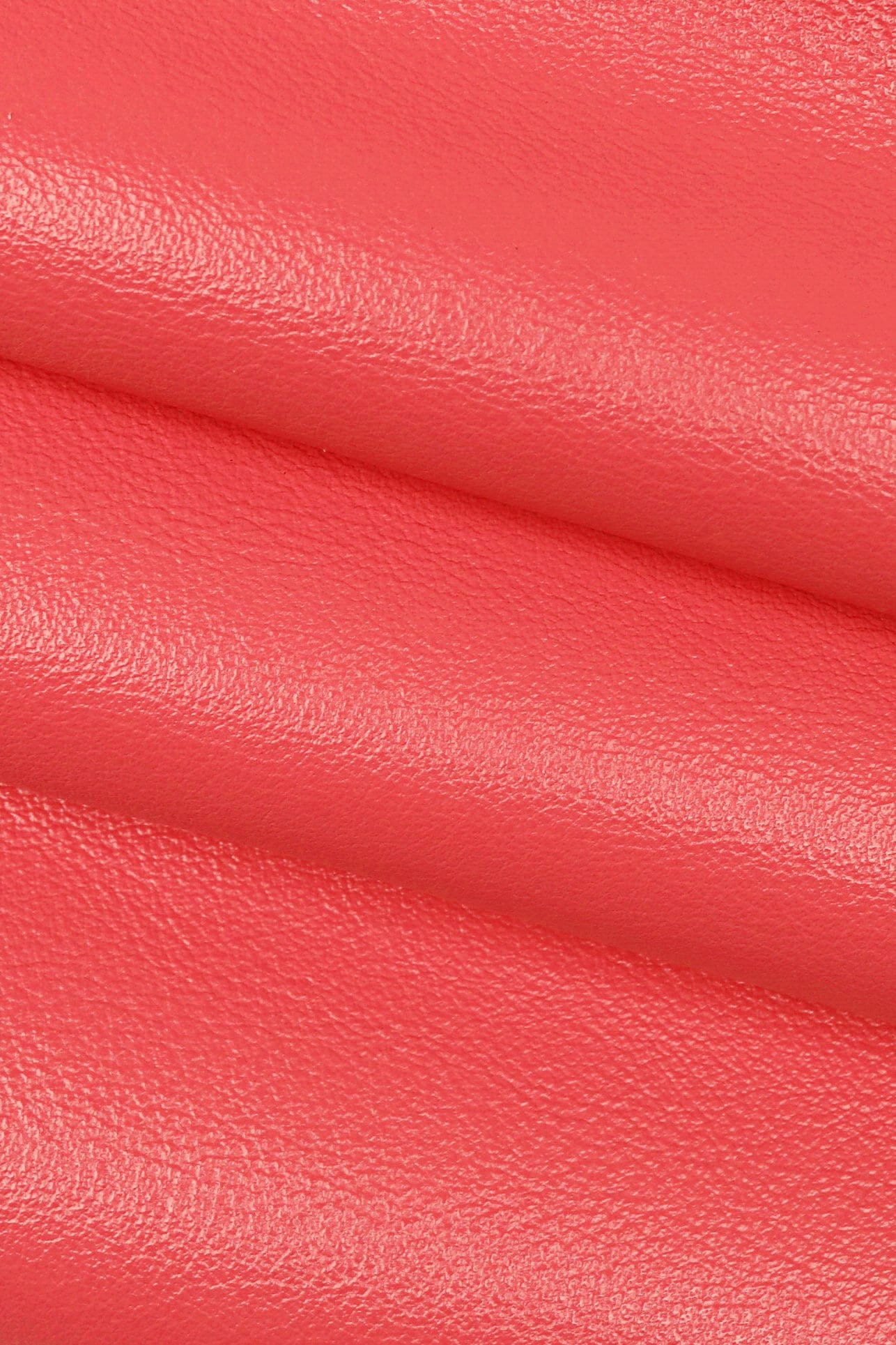 Dark Pink leather hide, soft glossy cowhide, light fuchsia classic calfskin B15118-TU La Garzarara