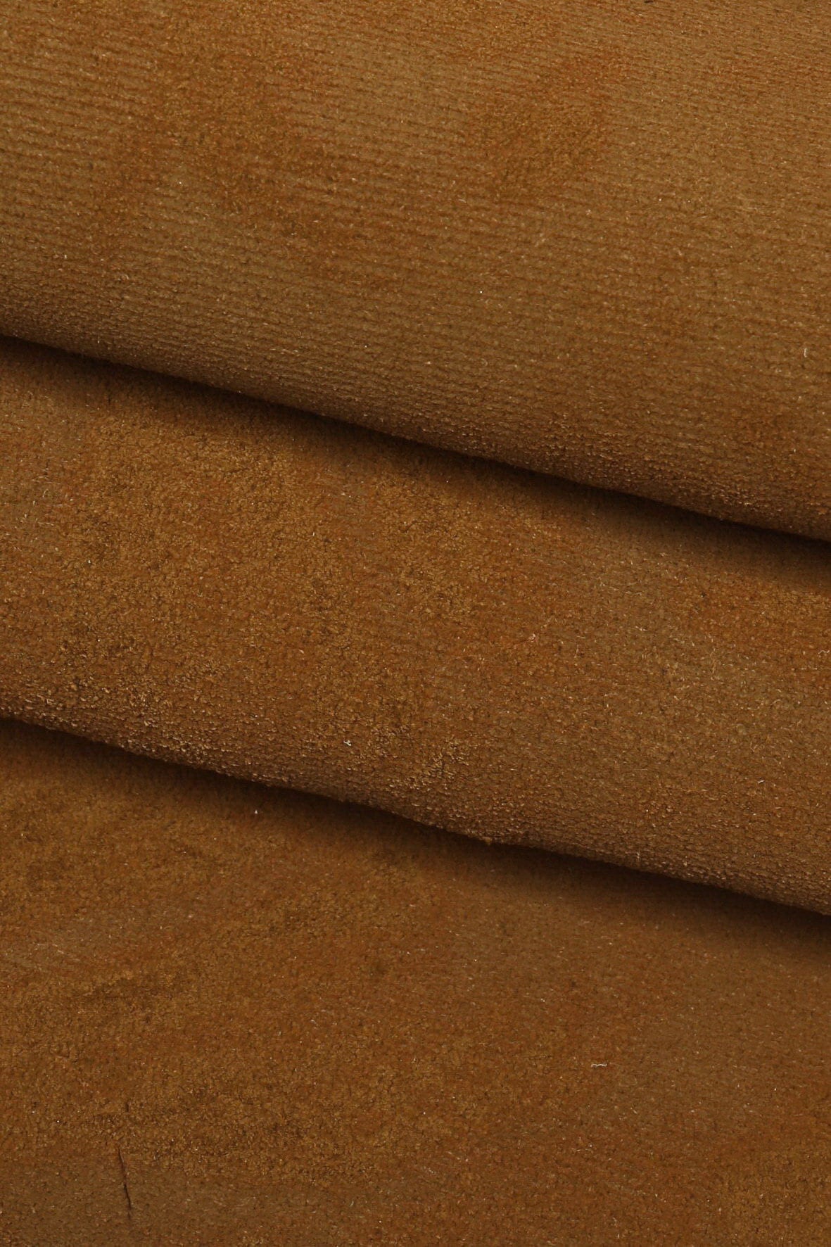 Soft Suede Cowhide with Abstract Print, Brown Vintage Leather Supplies B15177-VT La Garzarara