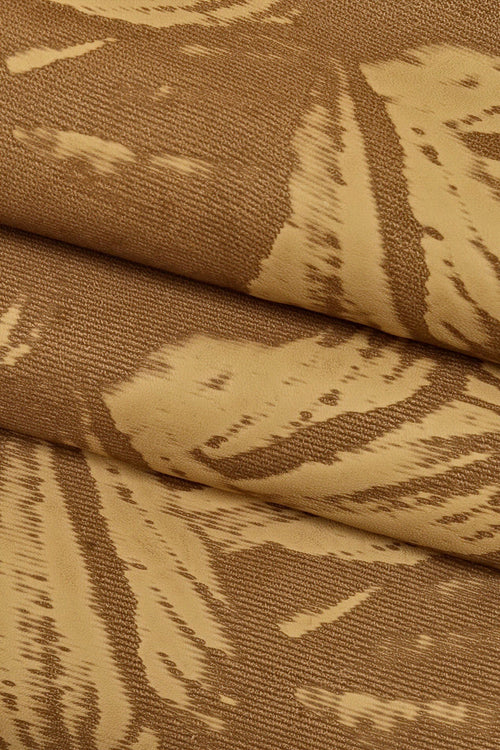 BROWN BEIGE sporty leather hide, vintage printed cowhide, matt calfskin, medium softness B15175-ST La Garzarara