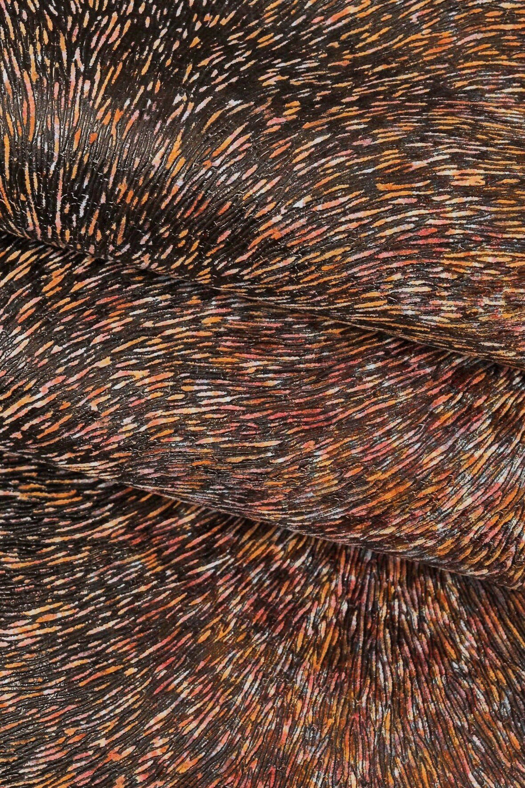 MULTICOLOR hair on print leather hide, animal print colored cowhide, pony textured matt calfskin medium softness B15517-ST La Garzarara