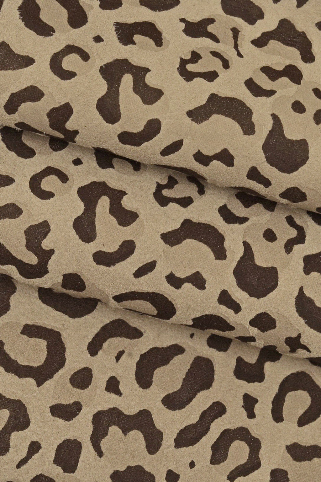 Luxurious Leopard and Cheetah Suede Skins, Smoky Grey with Lilac Accents, Premium Quality B15402-ST La Garzarara