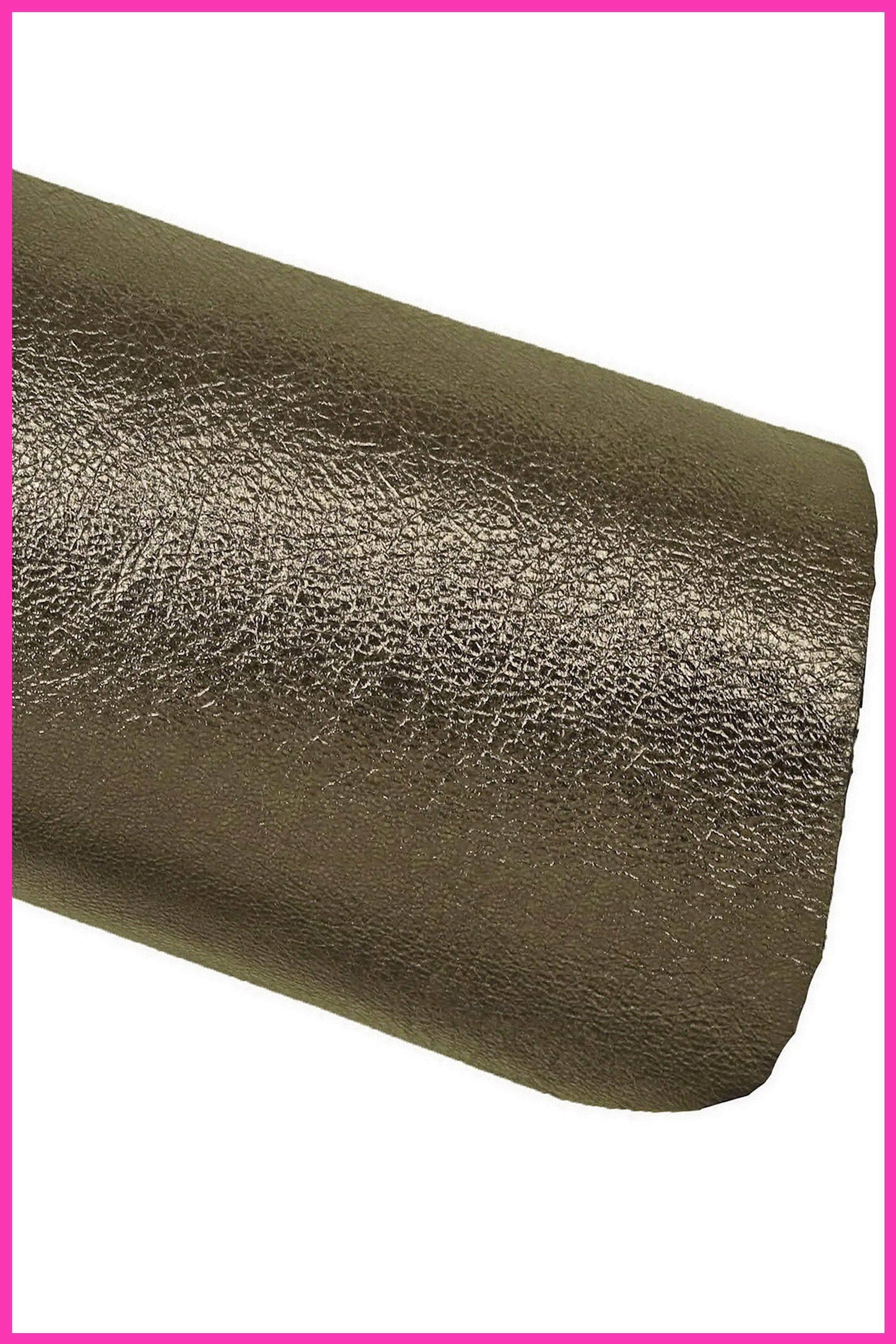Glossy Grey Lamb Leather hide – Soft Metallic Sheepskin with Smooth Texture B15682-MT La Garzarara