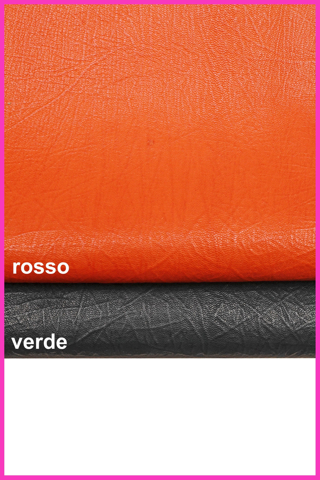 Various Wrinkled Vintage Leather Hides, Sporty Embossed Goatskin, Soft Textured Skins B15596-VT La Garzarara