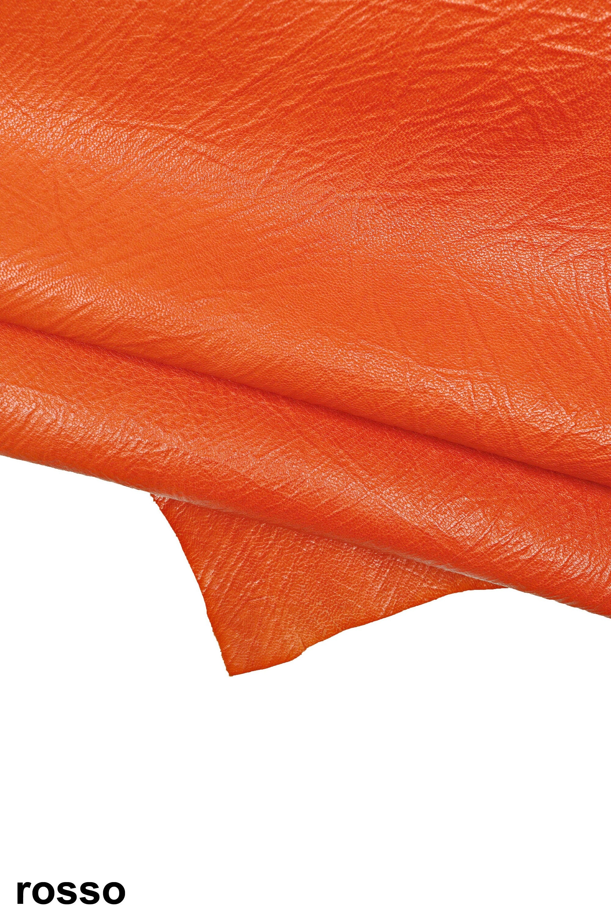 Various Wrinkled Vintage Leather Hides, Sporty Embossed Goatskin, Soft Textured Skins B15596-VT La Garzarara