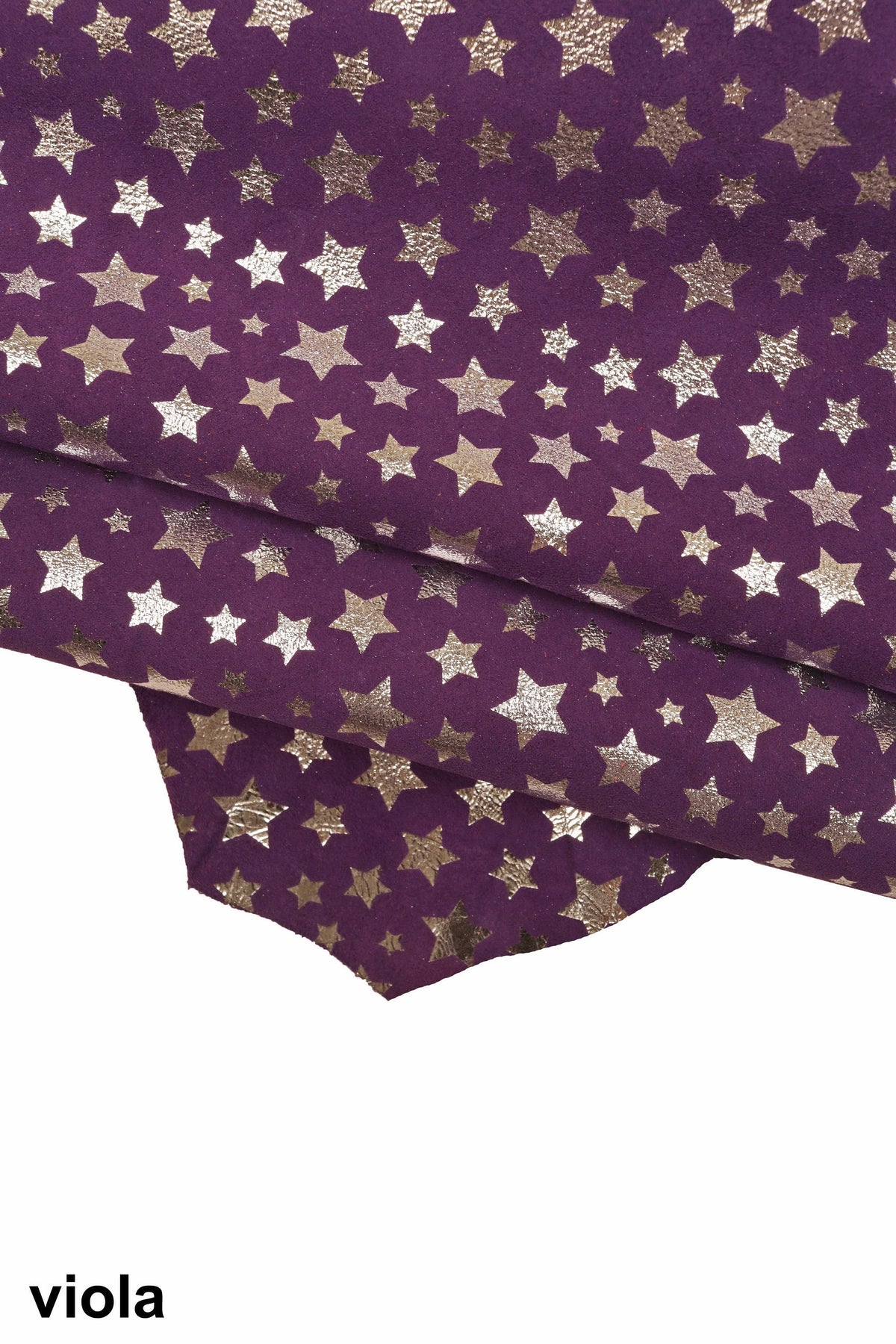 STAR textured suede skins, metallic printed leather skin, soft metallic pattern on hide, 5 colors available B15913-MT(ST)