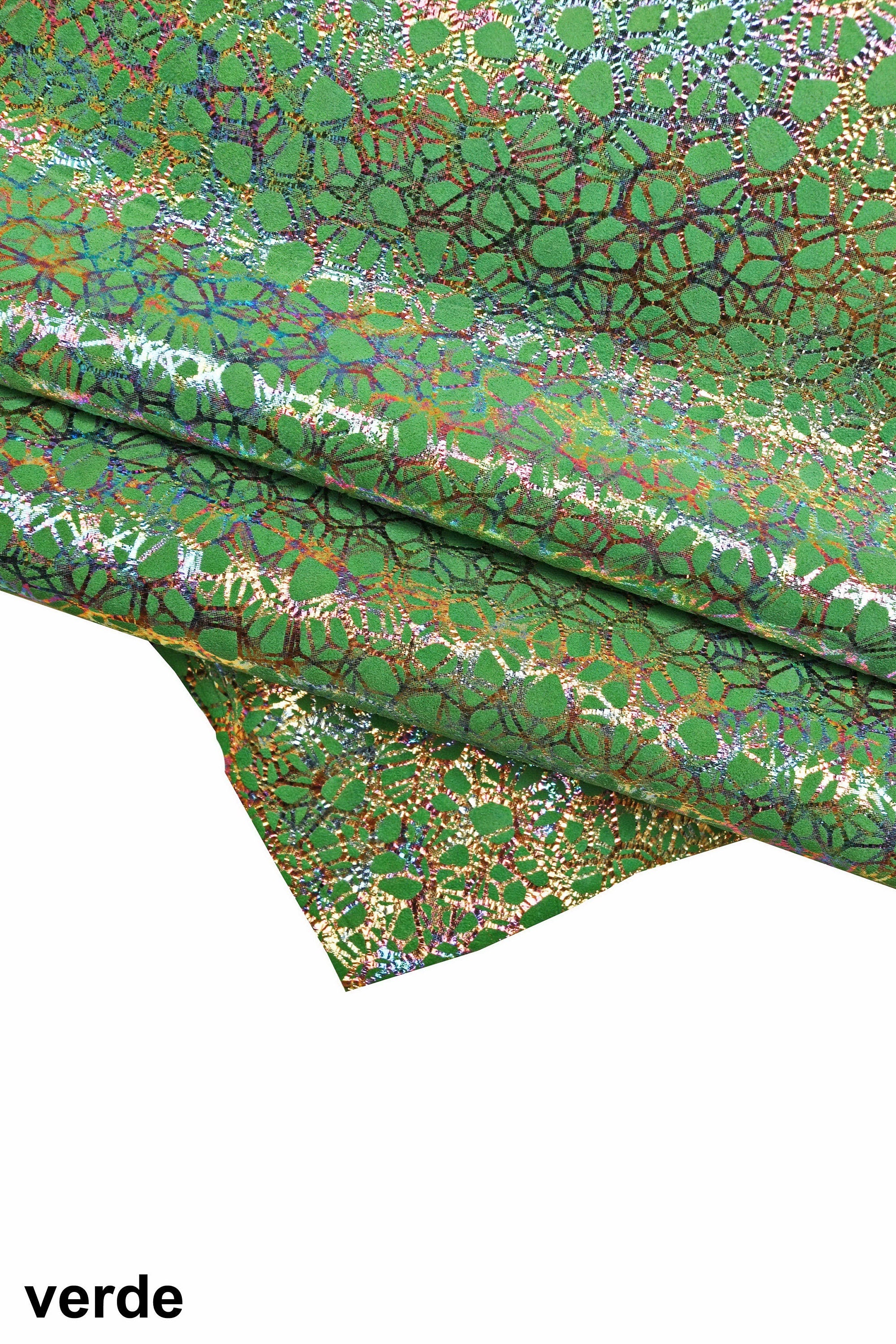 IRIDESCENT metallic leather skin, colorful suede goatskin, bright and soft skin B15908-MT(ST) La Garzarara