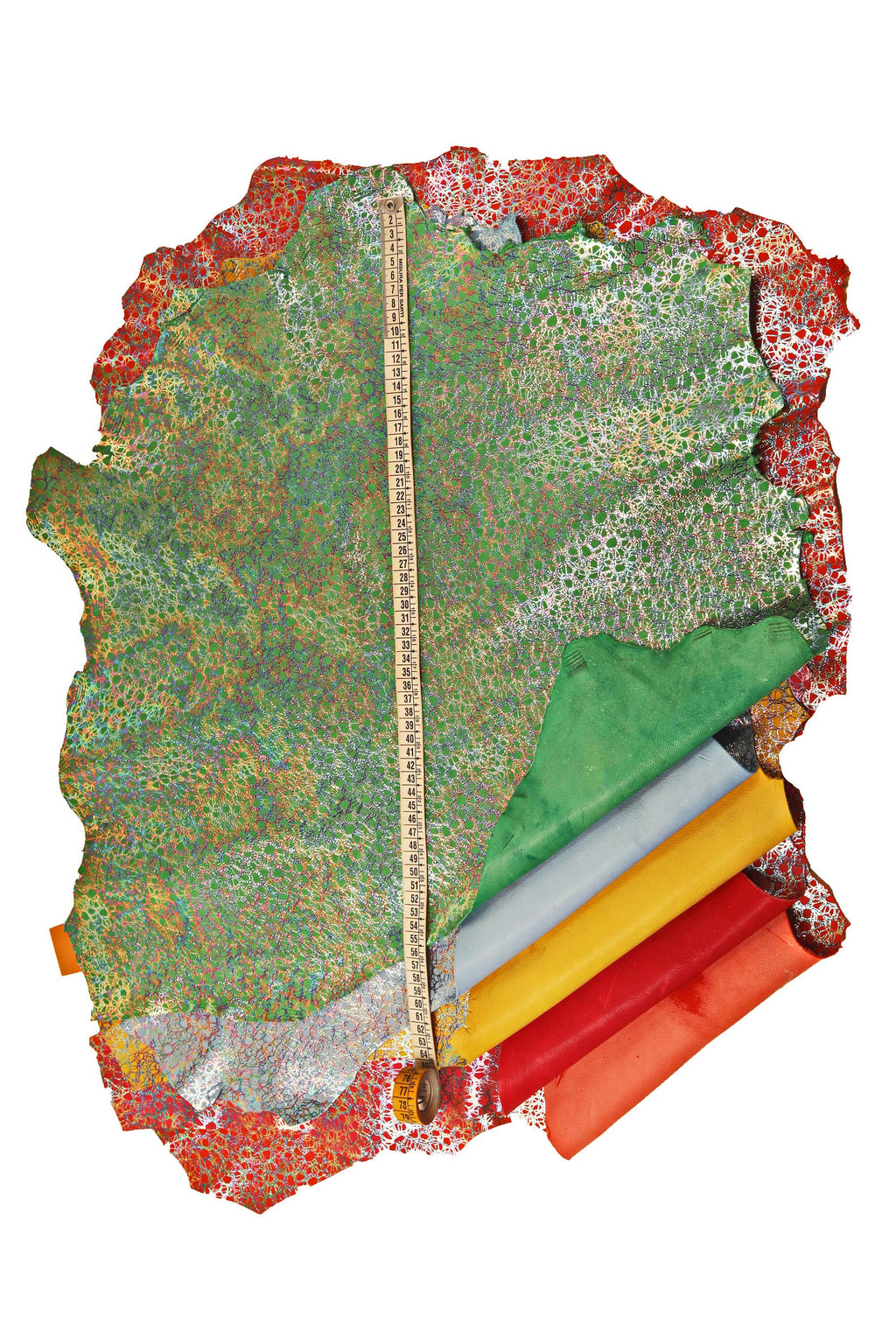 IRIDESCENT metallic leather skin, colorful suede goatskin, bright and soft skin B15908-MT(ST) La Garzarara
