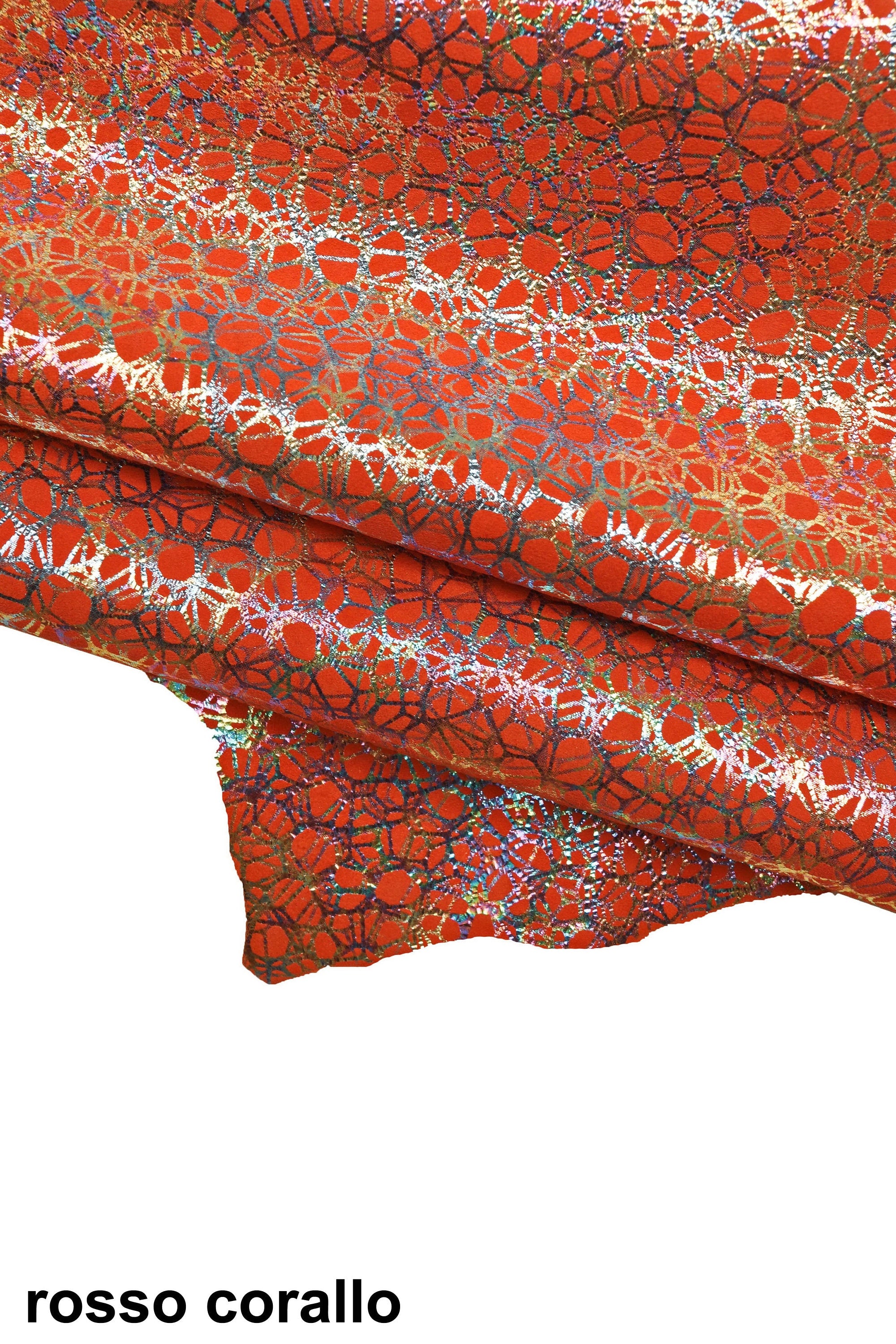 IRIDESCENT metallic leather skin, colorful suede goatskin, bright and soft skin B15908-MT(ST) La Garzarara
