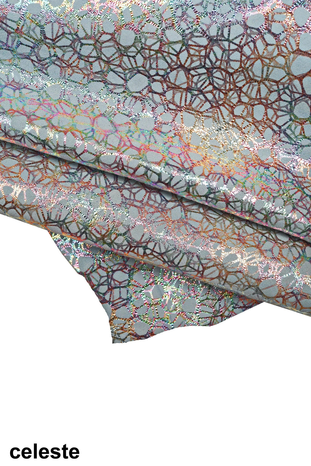 IRIDESCENT metallic leather skin, colorful suede goatskin, bright and soft skin B15908-MT(ST) La Garzarara