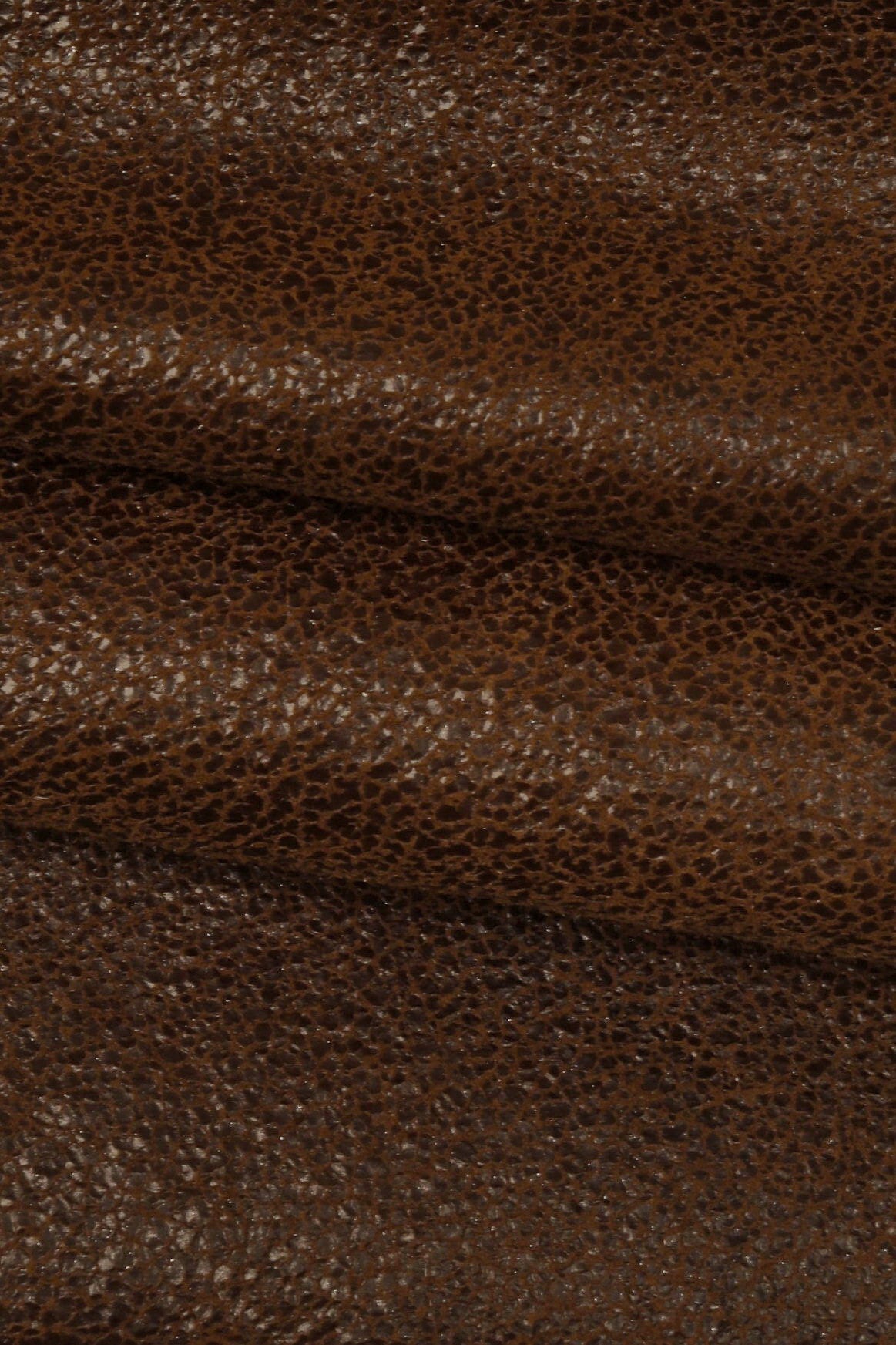CRACKLED printed leather skin, brown purple textured suede goatskin, crack pattern on sporty soft hide B15954-ST La Garzarara