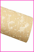 Unique Beige & White Splash Leather – Sporty Printed Calfskin for Crafting B15786-ST La Garzarara