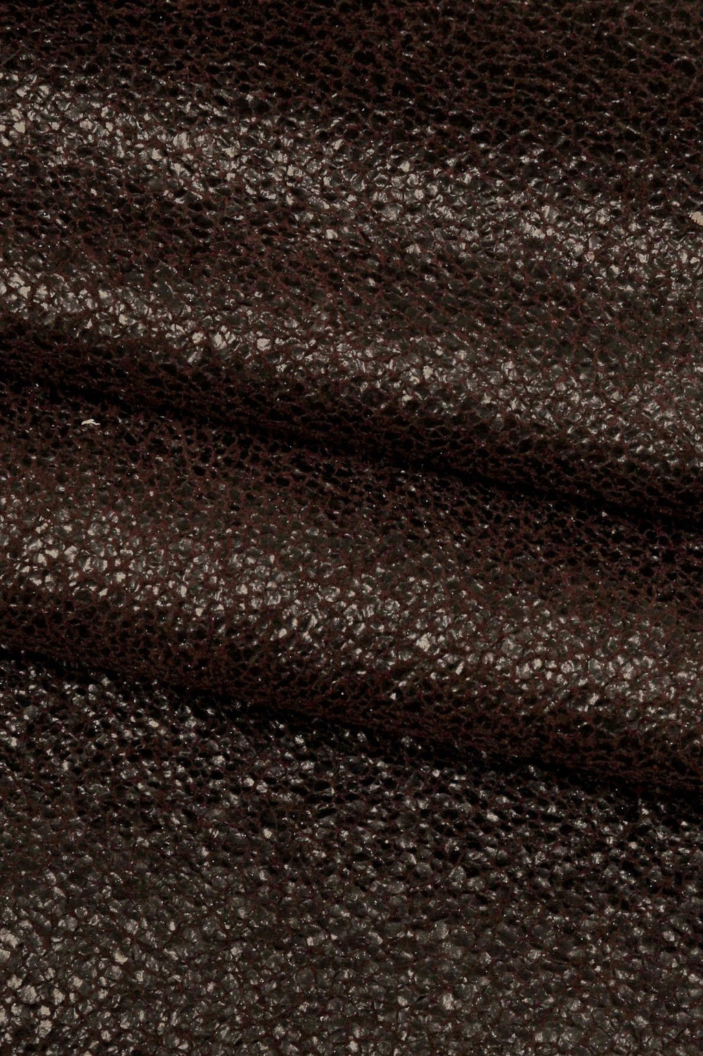 CRACKLED printed leather skin, brown purple textured suede goatskin, crack pattern on sporty soft hide B15954-ST La Garzarara